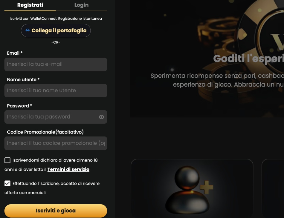 confermare la registrazione